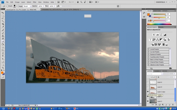 Creation of Mural: Step 3